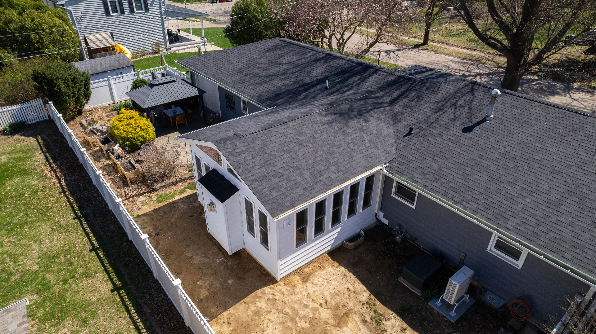 Finished roof replacement in the Quad Cities